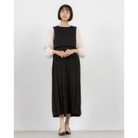 STYLEBLOCK/スタイルブロック STYLEBLOCK ツイルノースリーブプリーツワンピース/507734861