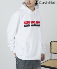 Calvin Klein/カルバン クライン Calvin Klein プルオーバー ロゴ フーディー パーカー トップス プルパーカー 裏起毛 防寒 長袖 40QC402/507734999