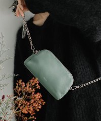 BEAURE/ビュレ Beau're トリプルファスナー ミニポシェット ポーチ 斜めがけ ショルダーバッグ クラッチバッグ ポケット 本革 牛革 Bー24310/507735007