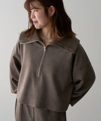 Green Parks/グリーン パークス Green Parks ・ELENCARE DUE スエードポンチハーフZIP/507735095