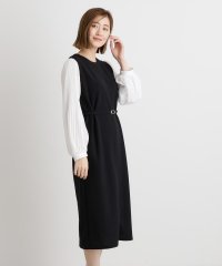 grove/ベルト付き袖プリーツサックワンピース/507735264