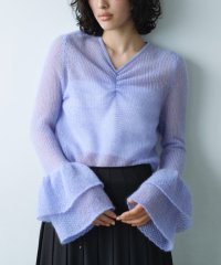  ＣＯＤＥ　Ａ/bell sleeve mohair pullover/507735582