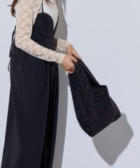 MAISON BREEZE/メゾンブリーズ MAISON BREEZE 【SWEET11月号掲載品商品】glitter shoping bag / ラメフェザー ショッピングバッグ マルシ/505519353