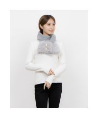FURLA/【WEB限定】ウール100％ ベルトファーマフラー アーチロゴチャーム／30cm幅/506865682