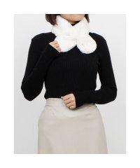 FURLA/ FakeFur Muffle フェイクファープチマフラー リボン 無地／洗える/506865687