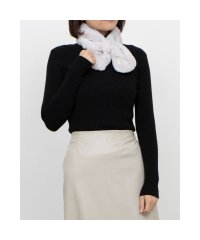 FURLA/ FakeFur Muffle フェイクファープチマフラー リボン 無地／洗える/506865687