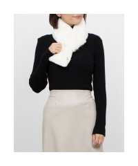 FURLA/FakeFur Muffler バイカラー フェイクファーマフラー プレゼント ギフト /506865688