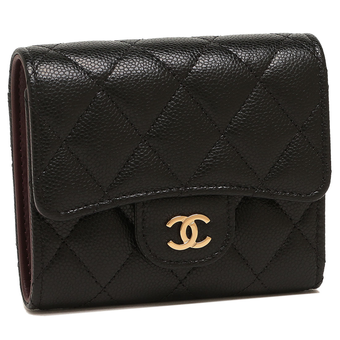 シャネル CHANEL 三つ折り財布 マトラッセ コンパクトウォレット ブラック レディース CHANEL AP0229 B10583  C3906(507736130) | シャネル(CHANEL) - d fashion