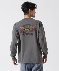 AVIREX/FADE WASH VINTAGE LABEL EAGLE T－SHIRT / フェイドウォッシュ ヴィンテージ ラベル イーグル /507736540