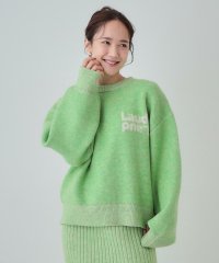 SHOO・LA・RUE Cutie Blonde/キューティーブロンド Cutie Blonde 【セットアップ可】もちもちミックスヤーンロゴニット/507736906
