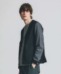 5351POURLESHOMMES/【セットアップ対応】コンビネーション デニム ノーカラー ジャケット/507737485