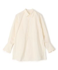 MACPHEE/コットンサティーン チュニックシャツ/507737513