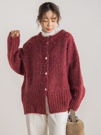 Droite Lautreamont/ドロワット ロートレアモン Droite lautreamont 【WEB限定】シャギーオーバーカーデ≪洗濯機で洗える≫/507737546