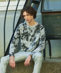 5351POURLESHOMMES/【25S/S】ダメージ ジャガード 長袖 Tシャツ/507737666