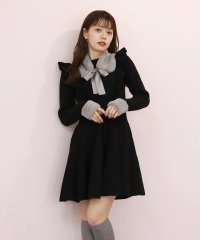 Cheek/チーク Cheek ファーティペット付ミニニットワンピース/507737710