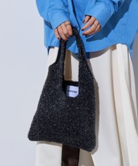 MAISON BREEZE/メゾンブリーズ MAISON BREEZE glitter shoping TOTE bag トート フェザーニット ラメ バッグ グリッター 鞄/507737797