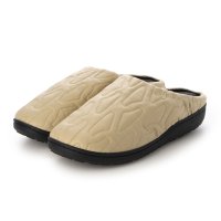 SUBU/スブ SUBU スブ パーマネント アウトライン ベージュ 外履き 暖かい 冬用 スリッポン 外 室内 スリッパ つっかけ ダウンサンダル/507737802
