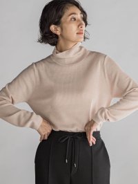 la.f…(Lsize)/ラ エフ エルサイズ la.f…(Lsize) 【大きいサイズ】ラメタートルニット≪手洗い可能≫/507601562
