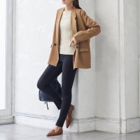 Tuche/トゥシェ Tuche ストレッチパンツ スキニースタイル 裏起毛 フルレングス丈/507645383
