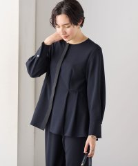 NOLLEY’S/《セットアップ対応》ウォッシャブルカットジョーゼットサイドタック2WAYブラウス/507714362