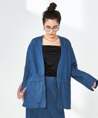 Rie Miller/【RM denim】刺繍入りジャケット風デニムシャツ/507714372