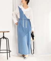 Rie Miller/【RM denim】ワンショルダーデニムジャンパースカート/507714374