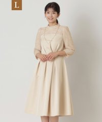 TO BE CHIC(L SIZE)/【L】ライトグログランレースコンビ ワンピース/507716619