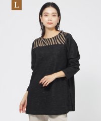 エヴェックス バイ クリツィア　Lサイズ/【L】ウールジャカードチュニックプルオーバーカットソー/507723404