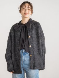 Droite Lautreamont/ドロワット ロートレアモン Droite lautreamont 【WEB限定】シャギーオーバーカーデ≪洗濯機で洗える≫/507737546