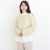 Aletta vita/アレッタ ヴィータ Aletta vita ループツイスト編みニットプルオーバー/507737622