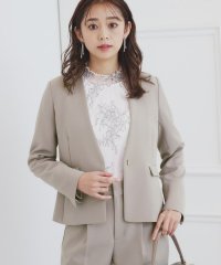 index/《通勤・セレモニー/セットアップ対応》多機能ノーカラージャケット【洗濯機洗い可/防シワ/抗ピル/ストレッチ】/507737632