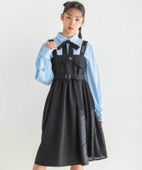 ZIDDY/シフォンプリーツ切り替えジャンパースカート(130~160cm)/507738148