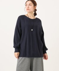 eur3/【大きいサイズ】ボートネックラメニット/507738275