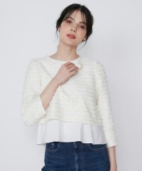 Maglie le cassetto/《M Maglie le cassetto》ラメスパンコールツイードブラウス/507738364