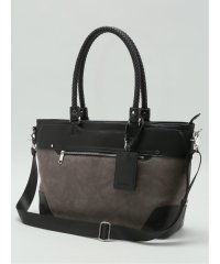 m.f.editorial/エムエフエディトリアル m.f.editorial ムラ柄 2WAYトートバッグ A4対応/507739344