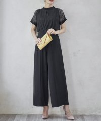 DRESS+/ドレスプラス DRESS+ ジャンプスーツ パンツドレス ポケット付き 結婚式/504459407