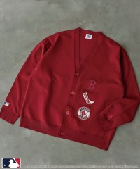 coen/MLB別注　ワッペンVネックカーディガン/507596035