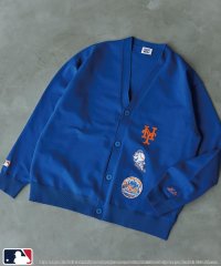 coen/MLB別注　ワッペンVネックカーディガン/507596035