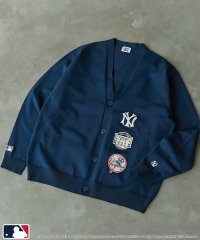 coen/MLB別注　ワッペンVネックカーディガン/507596035