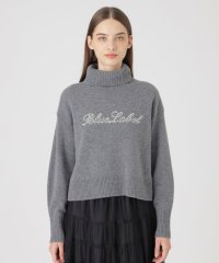 BLUE LABEL CRESTBRIDGE/スーパーファインラムズウールロゴ刺しゅうニットプルオーバー/507628565