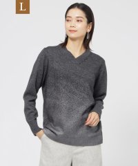 エヴェックス バイ クリツィア　Lサイズ/【L】【コートインでも映える】メタリックプリントゼブラプルオーバーニット/507723402