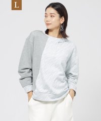 エヴェックス バイ クリツィア　Lサイズ/【L】【ウォッシャブル】ゼブラジャカードコンビプルオーバーカットソー/507723405