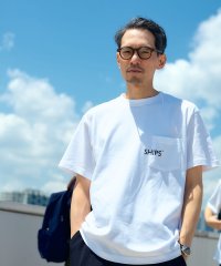 SHIPS MEN/【WEB限定】SHIPS: SHIPSロゴ プリント ポケット Tシャツ/507739533