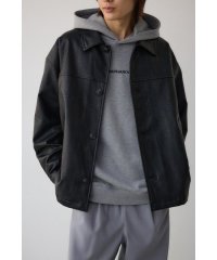AZUL by moussy/フェイクレザーコーチジャケット/507740610