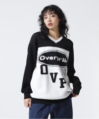 LHP/overprint/オーバープリント/OVAL V NECK COTTON KNIT/507740667