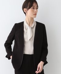 INDIVI/春SALE！【日本製／トリアセテート混】スタイルアップ ノーカラージャケット/507741160