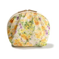 exrevo/エクレボ exrevo ポーチ 大きめ シフォン かわいい マチ 自立 花柄 春夏 大容量 機能的 ナプキン 化粧ポーチ 大人可愛い 仕切り/507741178