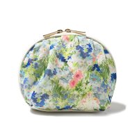 exrevo/エクレボ exrevo ポーチ 大きめ シフォン かわいい マチ 自立 花柄 春夏 大容量 機能的 ナプキン 化粧ポーチ 大人可愛い 仕切り/507741178