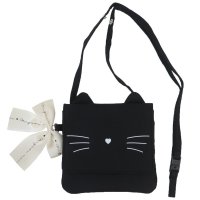 cinemacollection/シネマコレクション cinemacollection クリップポケット どこでもポッケ リボンねこ 新入学 カミオジャパン クリップポーチ 移動ポケット キッズ/507741251