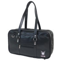cinemacollection/シネマコレクション cinemacollection クロミ スクールバッグ 合皮スクールバッグ BLACK サンリオ 森本本店 通学かばん 中学生 高校生 キ/507741326